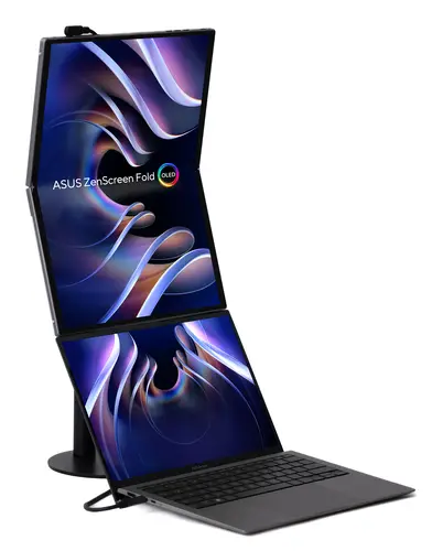 ZenScreen Fold OLED MQ17QH pantalla para PC 43,9 cm (17.3") 2560 x 1920 Pixeles Quad HD Plata - Imagen 6