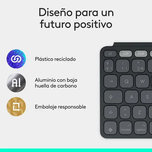 Keys-To-Go 2, teclado inalámbrico portátil para iPad con tapa integrada, estilizado y compacto, para iPad, iPhone, Mac y Apple TV, para alternar fácilmente entre dispositivos, Grafite - Imagen 7