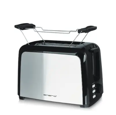TO-123924 tostadora 7 2 rebanada(s) 750 W Negro, Acero inoxidable
