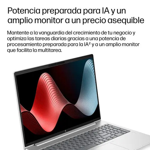 DU1C6AT ordenador portatil AMD Ryzen 7 250 Portátil 40,6 cm (16") WUXGA 32 GB LPDDR5x-SDRAM 512 GB SSD Wi-Fi 7 (802.11be) Windows 11 Pro Plata - Imagen 11