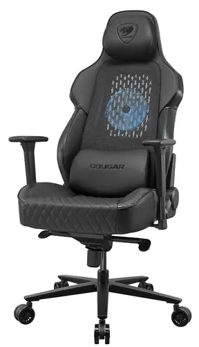 CGR-ARP-BLB Silla para videojuegos universal Asiento acolchado Negro, Naranja - Imagen 1