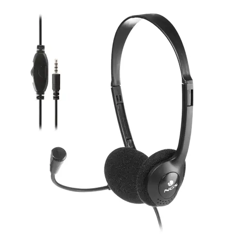 MS103 MAX Auriculares Alámbrico Diadema Llamadas/Música Negro - Imagen 1