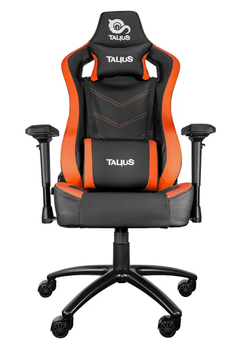 silla Vulture gaming negra/naranja butterfly, base nylon, ruedas ..