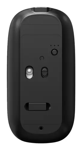 Ratón W02 IA Gris plata Inalámbrico Recargable 500 mAh RF+BT 5.0/3.0 1600 Dpi Copilot SilentClick - Imagen 2