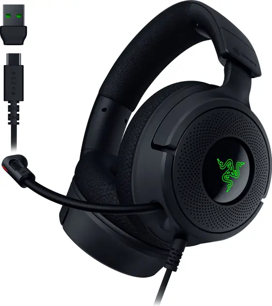 Kraken V4 X Auriculares Alámbrico Diadema Juego USB Type-C / USB Type-A Negro