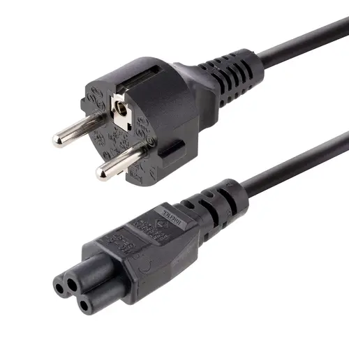 Cable de 3m de Alimentación de Repuesto para Ordenador Portátil, EU Schuko a C5, 2,5A 250V, 18AWG, para Cargador de Portátiles, Hoja de Trébol/Mickey Mouse - Imagen 1
