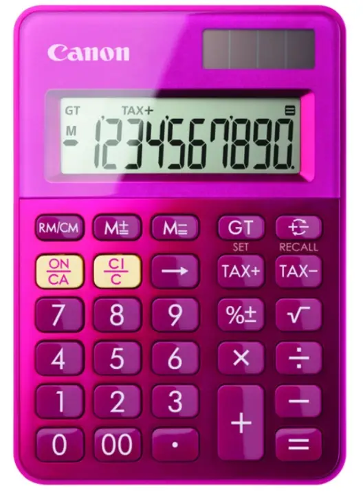 LS-100K calculadora Escritorio Calculadora básica Rosa