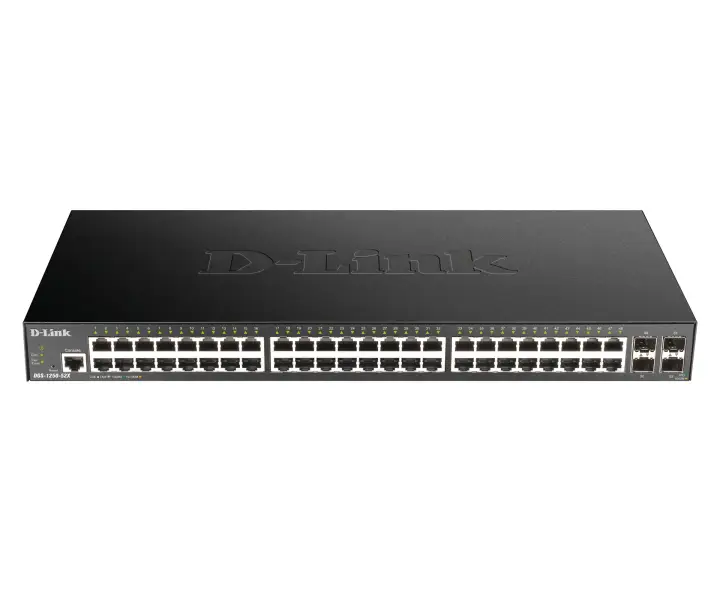 DGS-1250-52X Gestionado L3 Gigabit Ethernet (10/100/1000) Negro