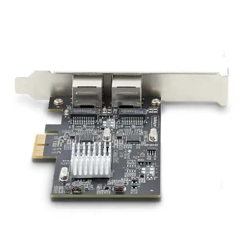 Tarjeta PCI Express de Red Ethernet 2 Puertos NBASE-T 2,5G - NIC I225-V - Tarjeta de Red de 2 Puertos para Ordenador de Sobremesa - Tarjeta PCIe de Red LAN - Imagen 5