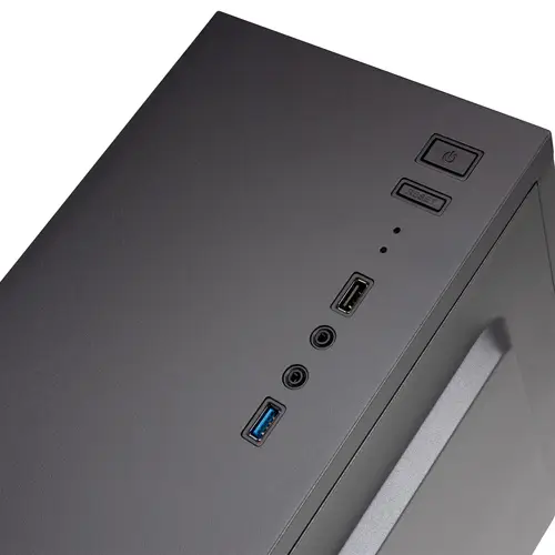 MC100 - Caja Gaming ATX, ventilador 90mm FRGB, ventilación convect-cool, color negro - Imagen 6