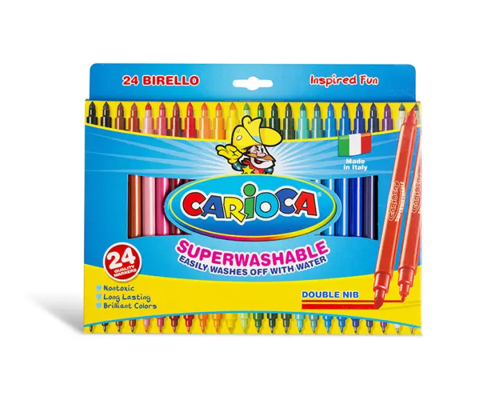 Birello rotulador Fino/Medio Multicolor 24 pieza(s)
