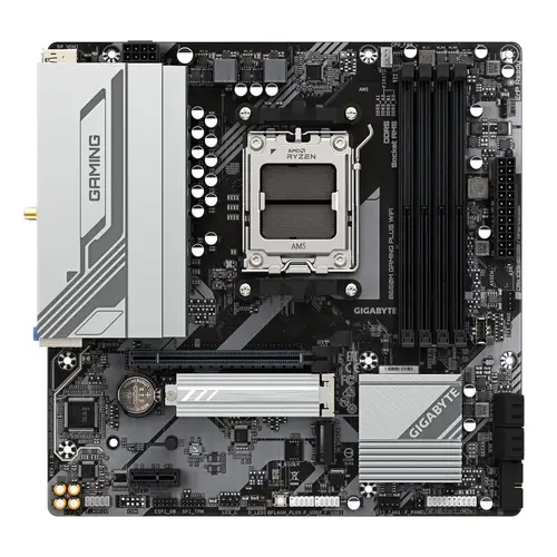 B650M GAMING PLUS WIFI Placa base - Procesadores AMD Ryzen 9000, VRM de 5+2+2 fases, hasta 8000 MHz DDR5, 2xPCIe 4.0 M.2, LAN 2.5GbE, WIFI 6E, USB 3.2 Gen 1 - Imagen 2