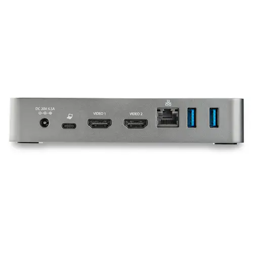 Docking Station USB-C - Replicador de Puertos USB Tipo C de 2 Puertos HDMI para Dos Monitores - Entrega de Alimentación PD de 65W - Hub USB - Ethernet - para Mac y Windows - Imagen 4