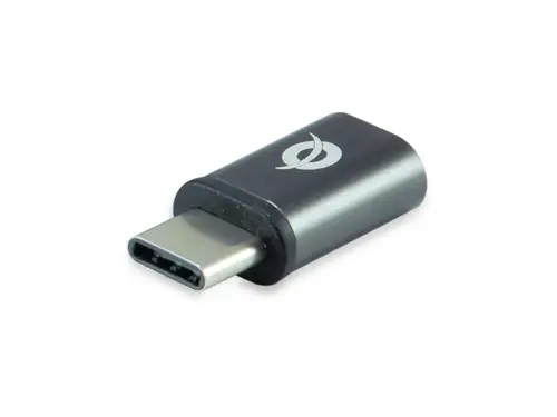 DONN05G cambiador de género para cable USB 2.0 Type-C USB 2.0 Micro Negro - Imagen 2