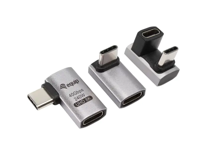 Adaptador USB 4 C a C, 40Gbps, PD 240W, paquete de 3