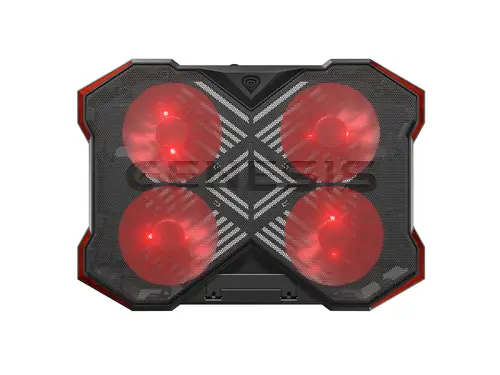 Oxid 260 almohadilla fría 43,9 cm (17.3") 1010 RPM Negro, Rojo - Imagen 1