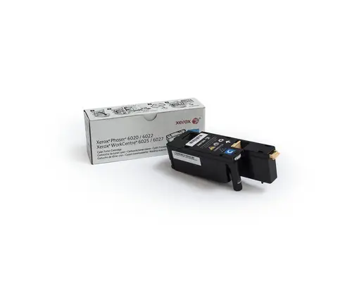 Phaser 6020/6022 WorkCentre 6025/6027 Cartucho de tóner cián capacidad estándar (1000 págs.) - Imagen 1