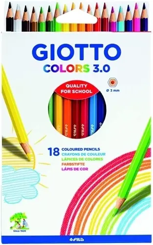 LAPICES GIOTTO COLORS 3.0 Est. 18 ud - Pack de 20 unidades