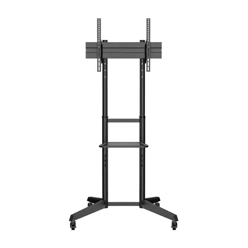 Soporte de Suelo ECO con Rueda, Bandeja para DVD para Monitor/TV 50Kg de 37-70, Negro - Imagen 2