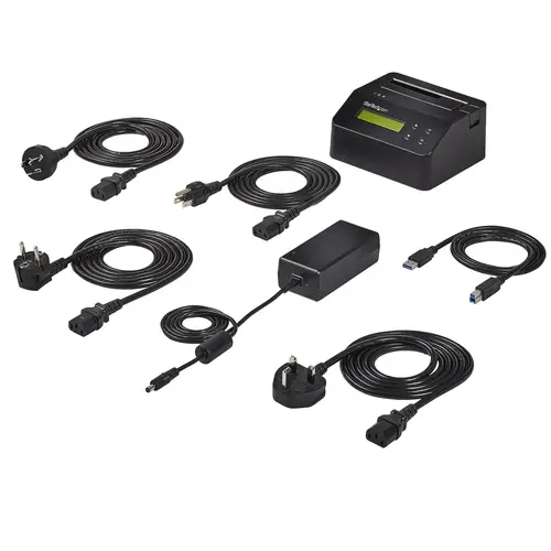 Borrador Autónomo USB 3.0 de 1 Bahía para Discos Duros o SSDs - USB 3.0 a SATA II (3 Gbps) - TAA - 9 Modos de Borrado - Pantalla LCD - Sanitizador - Puerto DB-9 de Impresora - Imagen 6