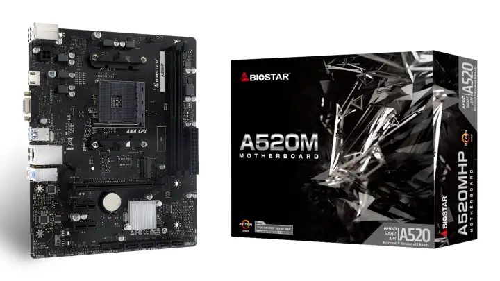 A520MHP placa base AMD A520 Zócalo AM4 micro ATX
