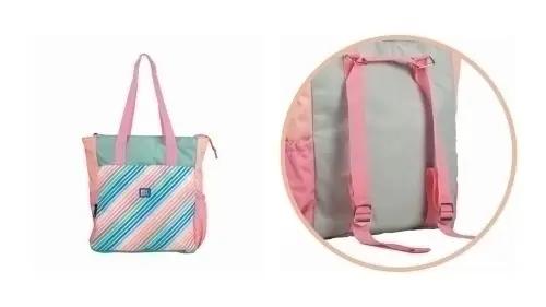 TOTE BAG OXFORD COLORBLOCK CONVERTIBLE