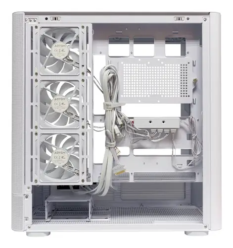 CAJA ATX ABYSM DANUBE SAVA H500 II AIR WHITE 2x3.5 3x2.5 2xUSB3.0 1xUSB-C GPU 400mm - Imagen 4