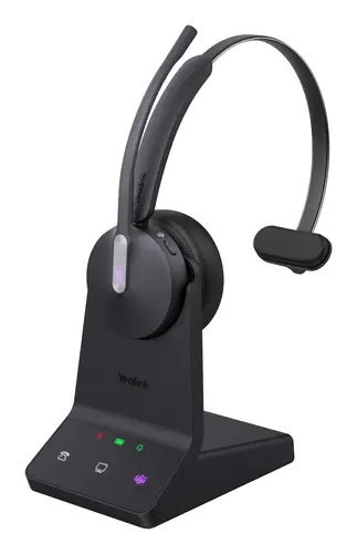 WH64 Mono Teams Auriculares Inalámbrico Diadema Oficina/Centro de llamadas USB Tipo C Bluetooth Negro - Imagen 1