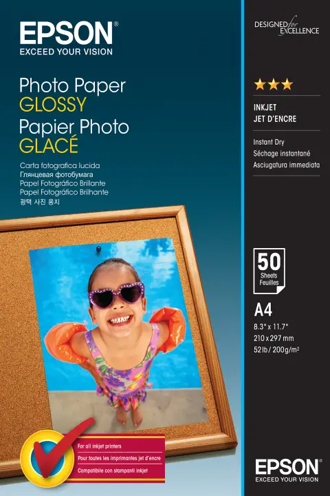 Photo Paper Glossy - A4 - 50 Hojas