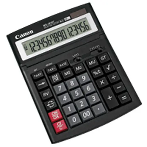 WS-1610T calculadora Escritorio Pantalla de calculadora Negro - Imagen 1