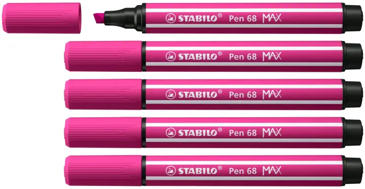 Pen 68 MAX rotulador Rosa 5 pieza(s)