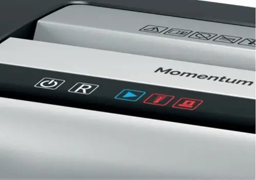 Momentum X415 triturador de papel Corte cruzado Negro, Gris - Imagen 5