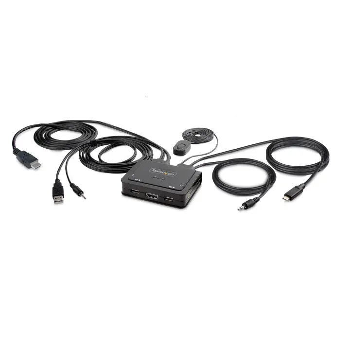 C2-H46-UAC-CBL-KVM interruptor KVM Negro