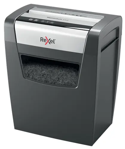 Momentum X312 triturador de papel Corte en partículas Negro, Gris - Imagen 2