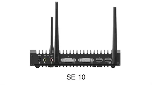 ThinkEdge SE10 Intel Atom® X6214RE 4 GB DDR4-SDRAM 256 GB SSD Windows 10 IoT Enterprise Mini PC Negro - Imagen 4