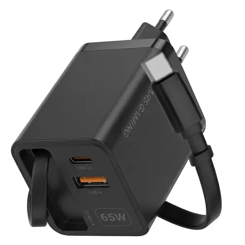 MDGAN65R cargador de dispositivo móvil Negro - Imagen 10
