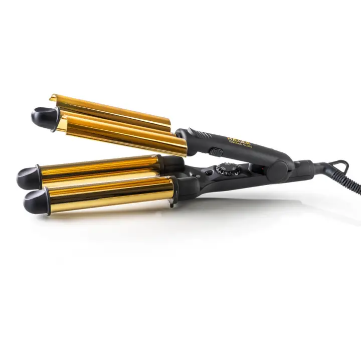 HR-45B.002A Utensilio de peinado Rizador de pelo Caliente Negro, Oro 45 W 2,5 m