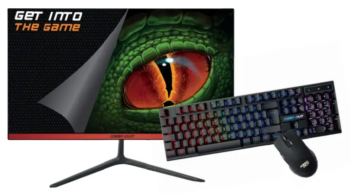 XGM22KITV2 pantalla para PC 54,6 cm (21.5") 1920 x 1080 Pixeles Full HD LED Negro, Rojo