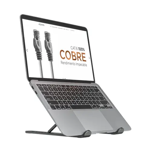 Soporte De Sobremesa Ajustable Para Portatil / Tablet, Gris Oscuro - Imagen 4