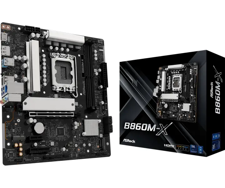 B860M-X Intel B860 LGA 1851 (Socket V1) micro ATX