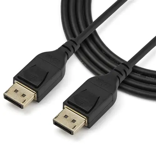 Cable DisplayPort 1.4 de 2m - Certificado VESA - 8K 60Hz - HBR3 - HDR - Super HD - Cable Delgado de Monitor DP a Conector DP - UltraHD 4K 120Hz - Cable Delgado de Vídeo DP 1.4 - Imagen 4