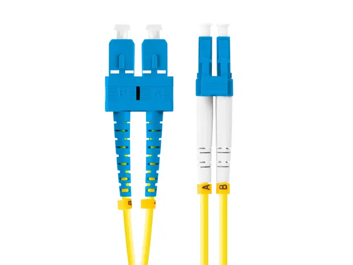 FO-SULU-SD11-0020-YE cable de fibra optica 2 m SC LC G.657.A1 Amarillo