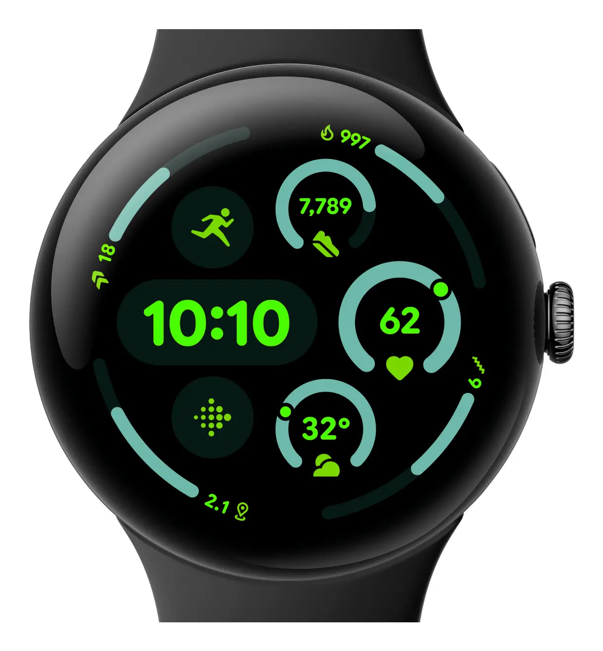 Pixel Watch 3 AMOLED 45 mm Digital Pantalla táctil Negro Wifi GP..