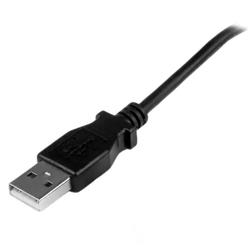 Cable Adaptador 1m USB A Macho a Micro USB B Macho Acodado en Ángulo hacia Arriba para Teléfono Móvil - Imagen 3