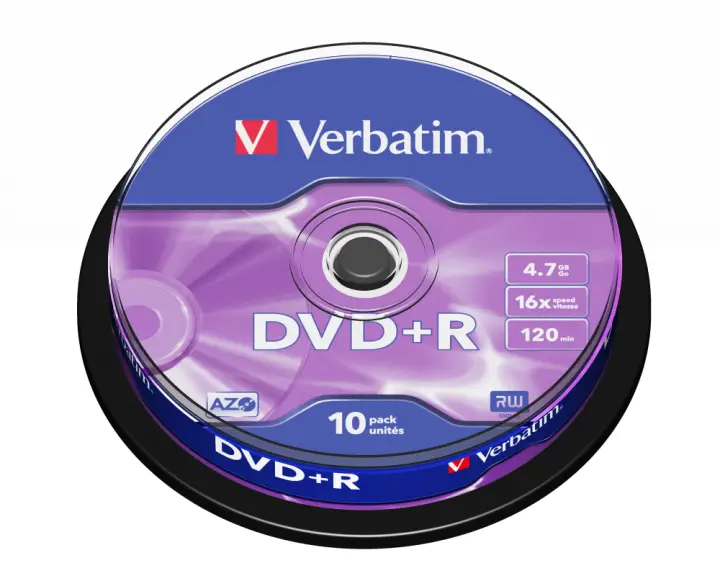 DVD+R Matt Silver 4,7 GB 10 pieza(s)