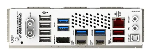 X870 AORUS ELITE WIFI7 ICE Placa Base - Compatible con CPUs AMD Ryzen 9000, 16+2+2 fases VRM digital, hasta 8200MHz DDR5 (OC), 3xPCIe 5.0 + 1xPCIe 4.0, Wi-Fi 7, LAN 2.5GbE, USB 4 - Imagen 5