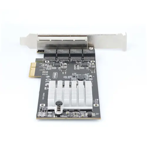 Tarjeta PCI Express de Red Ethernet 4 Puertos NBASE-T 2,5G - NIC I225-V - Tarjeta de Red de 4 Puertos para Ordenador de Sobremesa - Tarjeta PCIe de Red LAN - Imagen 4