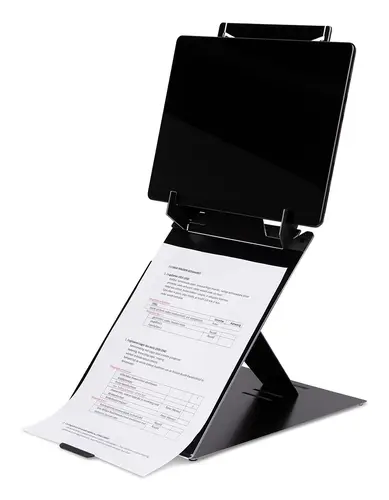 Soporte para tablet y portátil R-Go Riser Duo, apto para pantallas de 10-22 pulgadas, negro - Imagen 7