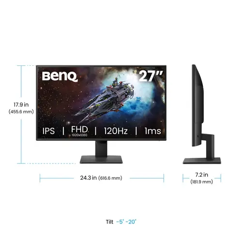 GW2790P pantalla para PC 68,6 cm (27") 1920 x 1080 Pixeles Full HD LED Negro - Imagen 4