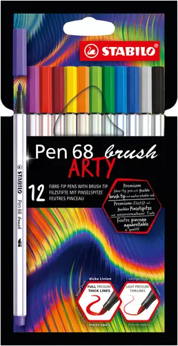 Pen 68 brush ARTY rotulador Colores surtidos 12 pieza(s) - Imagen 1